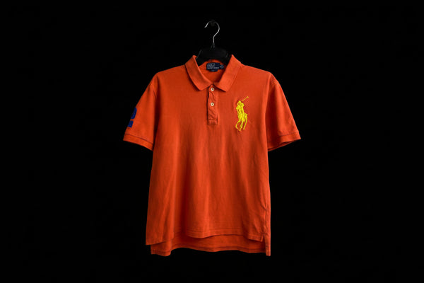Polo Ralph Lauren Big Pony Polo Shirt Orange Size L